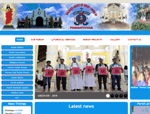 Tablet Screenshot of madanthyarchurch.com